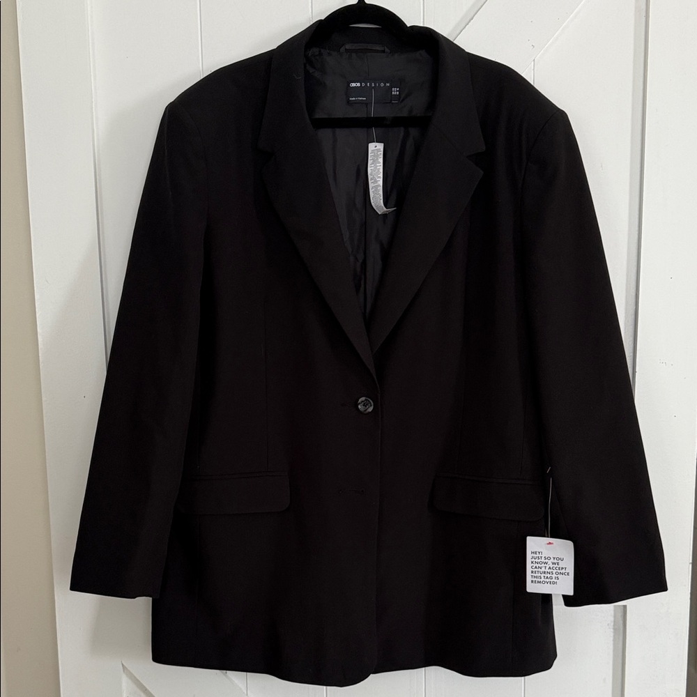 ASOS DESIGN Women's Black Blazer
